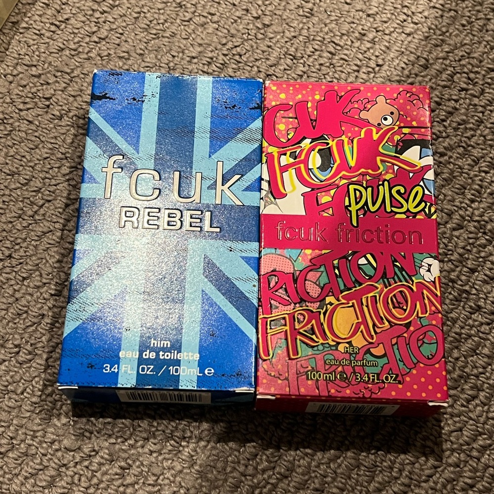 French Connection FCUK Rebel and Friction Eau de Toilette Set his/her